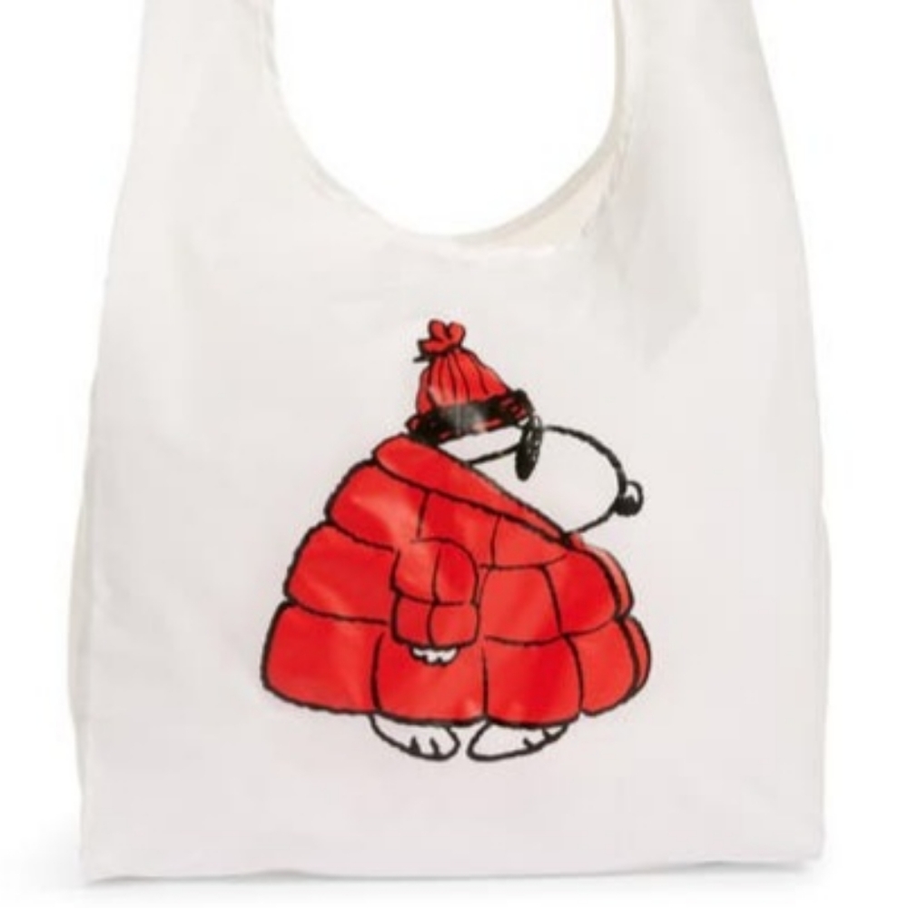 ISO White "Nordstrom x Peanuts" Baggu